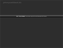Tablet Screenshot of johnnycashback.biz